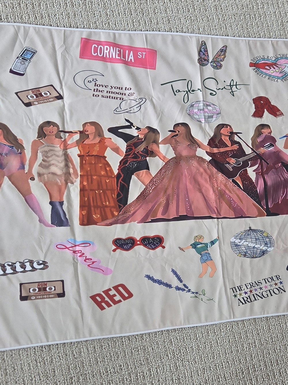 Taylor Swift Eras Tour Microfiber Towel